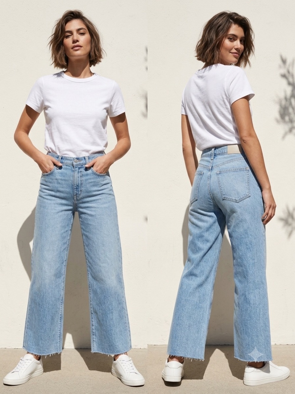 Madewell Perfect Vintage Wide Leg Denim Jeans Creston Wash 26P